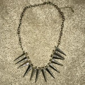 Gold and faux Diamond Necklace